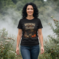 Brewing Up Some Bullshit T-Shirt — Funny Halloween Pumpkin Potion Tee