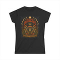 Mystical Mycology Graphic Tee | Moonlit Mushroom Moth Shirt | Vintage 70s Celestial Witchy T-Shirt
