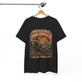 Follow the Smoke Bear Graphic Tee | Retro Psychedelic Mountain Shirt | Vintage Outdoors T-Shirt