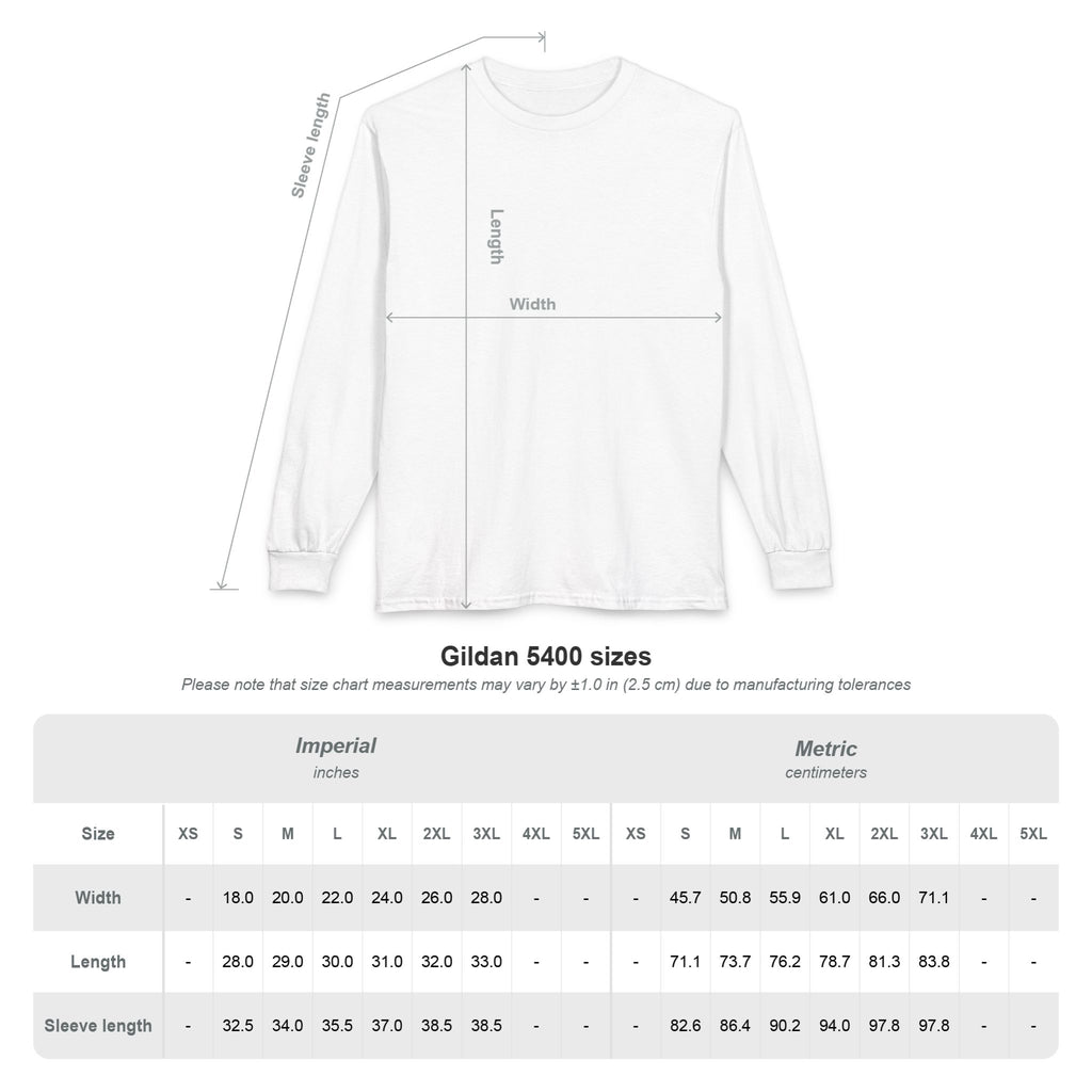 Resurrected Phoenix Long Sleeve Tee — Fiery Gothic Revival Shirt